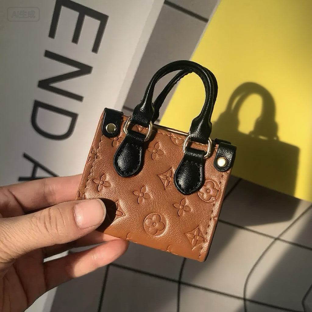 Mini Cute Bag for Gift - Tiny Purse for Phone Accessories & Keys, Adorable Keychain